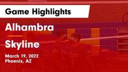 Alhambra  vs Skyline  Game Highlights - March 19, 2022