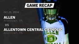 Recap: Allen  vs. Allentown Central Catholic  2016