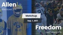 Matchup: Allen vs. Freedom  2017