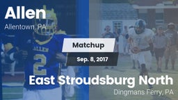Matchup: Allen vs. East Stroudsburg North  2017