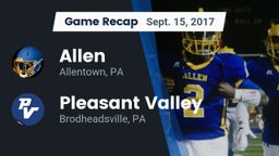 Recap: Allen  vs. Pleasant Valley  2017