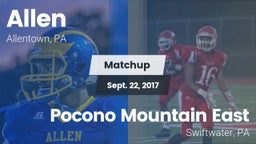 Matchup: Allen vs. Pocono Mountain East  2017
