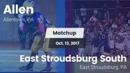 Matchup: Allen vs. East Stroudsburg South  2017