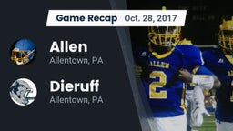 Recap: Allen  vs. Dieruff  2017