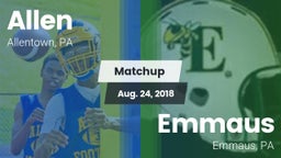 Matchup: Allen vs. Emmaus  2018