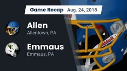Recap: Allen  vs. Emmaus  2018