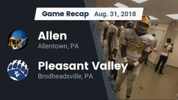 Recap: Allen  vs. Pleasant Valley  2018