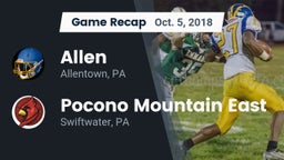 Recap: Allen  vs. Pocono Mountain East  2018