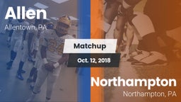 Matchup: Allen vs. Northampton  2018