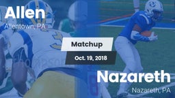 Matchup: Allen vs. Nazareth  2018