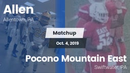 Matchup: Allen vs. Pocono Mountain East  2019