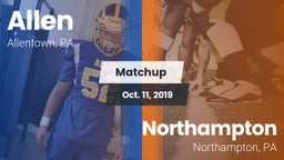 Matchup: Allen vs. Northampton  2019