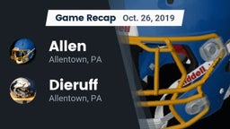 Recap: Allen  vs. Dieruff  2019