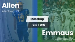 Matchup: Allen vs. Emmaus  2020