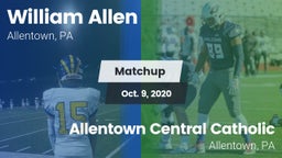 Matchup: Allen vs. Allentown Central Catholic  2020