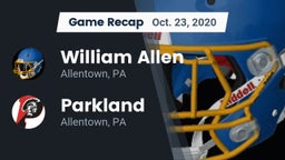 Recap: William Allen  vs. Parkland  2020