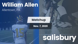 Matchup: Allen vs. salisbury 2020