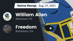 Recap: William Allen  vs. Freedom  2021