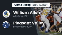 Recap: William Allen  vs. Pleasant Valley  2021