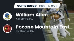 Recap: William Allen  vs. Pocono Mountain East  2021