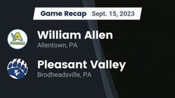 Recap: William Allen  vs. Pleasant Valley  2023