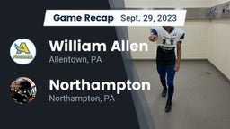 Recap: William Allen  vs. Northampton  2023