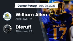 Recap: William Allen  vs. Dieruff  2023