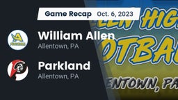 Recap: William Allen  vs. Parkland  2023
