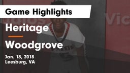 Heritage  vs Woodgrove  Game Highlights - Jan. 18, 2018