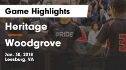Heritage  vs Woodgrove  Game Highlights - Jan. 30, 2018