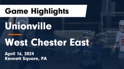 Unionville  vs West Chester East  Game Highlights - April 16, 2024