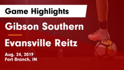 Gibson Southern  vs Evansville Reitz Game Highlights - Aug. 24, 2019