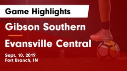Gibson Southern  vs Evansville Central  Game Highlights - Sept. 10, 2019