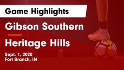 Gibson Southern  vs Heritage Hills Game Highlights - Sept. 1, 2020