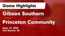 Gibson Southern  vs Princeton Community  Game Highlights - Sept. 22, 2020
