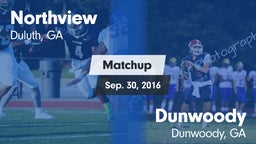 Matchup: Northview High vs. Dunwoody  2016