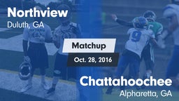 Matchup: Northview High vs. Chattahoochee  2016
