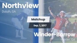 Matchup: Northview High vs. Winder-Barrow  2017
