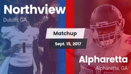 Matchup: Northview High vs. Alpharetta  2017