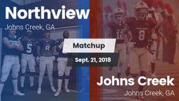 Matchup: Northview High vs. Johns Creek  2018