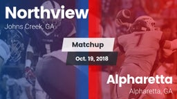Matchup: Northview High vs. Alpharetta  2018
