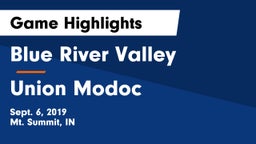 Blue River Valley  vs Union Modoc Game Highlights - Sept. 6, 2019