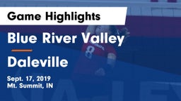 Blue River Valley  vs Daleville  Game Highlights - Sept. 17, 2019