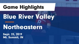 Blue River Valley  vs Northeastern  Game Highlights - Sept. 23, 2019