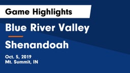 Blue River Valley  vs Shenandoah  Game Highlights - Oct. 5, 2019