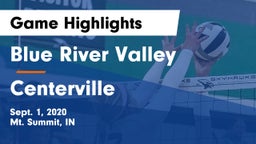 Blue River Valley  vs Centerville  Game Highlights - Sept. 1, 2020