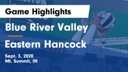 Blue River Valley  vs Eastern Hancock  Game Highlights - Sept. 3, 2020