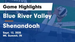 Blue River Valley  vs Shenandoah  Game Highlights - Sept. 12, 2020