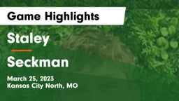 Staley  vs Seckman  Game Highlights - March 25, 2023
