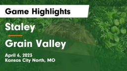 Staley  vs Grain Valley  Game Highlights - April 6, 2023